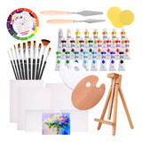 Kit De Pintura De Lujo Para Adultos, 48 Piezas, Incluye Caba