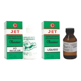 Jet Kit Resina Acrílica Rápida Auto Pó Incolor 78gr + 60ml