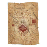 Manta Mapa Del Merodeador Original 2 Plazas - Harry Potter