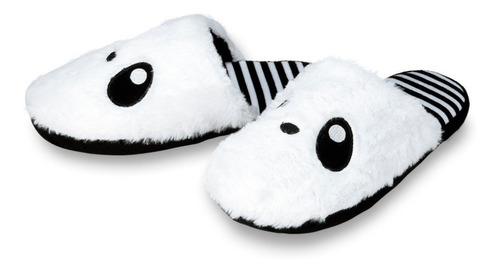 Pantufa Chinelo Panda Importway Adulta Infantil Emborrachada