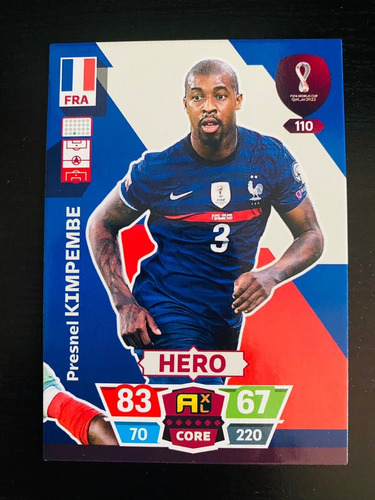 Cartas Adrenalyn Qatar 2022 Panini - Jugadores - Hero - Core