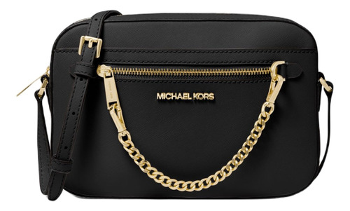 Bolsa Michael Kors Original Jet Set Large Cruzada Beige Fina