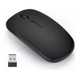 Mouse Inalámbrico Recargable Bluetooth 2.4g Clic Silencioso