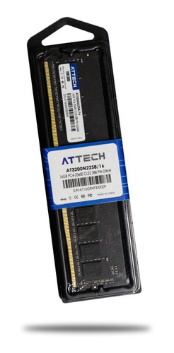 Memoria Ram Pc Attech Ddr4 8gb 3200mhz