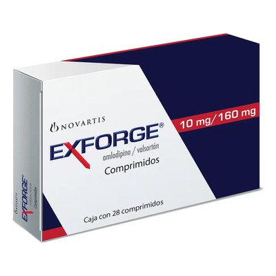Exforge Comprimido 10 Mg\u002F160 Mg, 28 Comprimidos | Meses sin interés