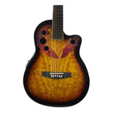 Guitarra Electroacústica Campero Tipo Ovation Sunburst