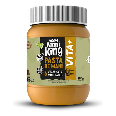 Pasta De Maní Natural Vita + Mani King Con Vit Y Minerales | MercadoLibre