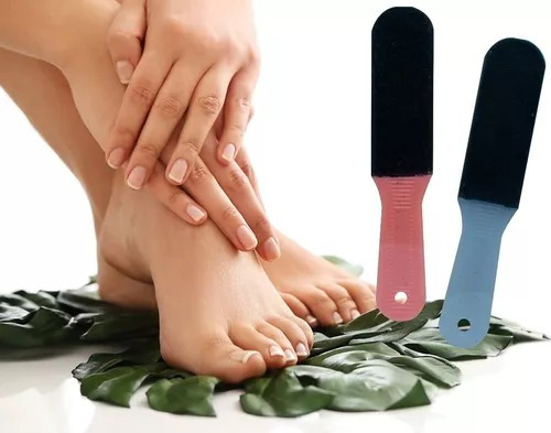 Lima Para Pies Grande Doble Cara 23 Cm Pedicure Plástico