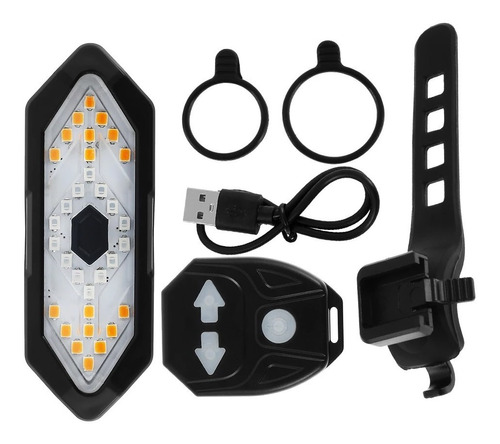 Luz Delantera  Bicicleta Control Micro Usb Recargable 