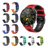 Correa Deportiva Doble Color Para Huawei Watch Gt 4 46mm