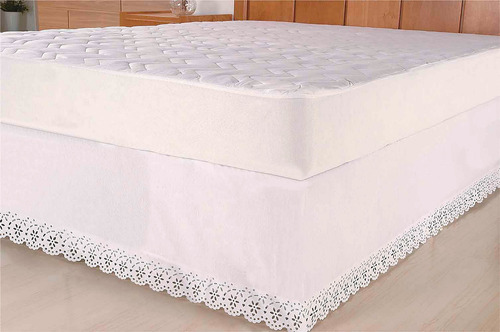 Saia Para Cama Box Colchobox Elásticada Rioleen Solt / Casal