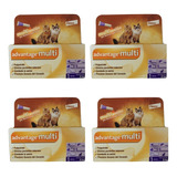 Advantage Multi Para Gato De Hasta 8 Kg  * * 4 P Z A S * *