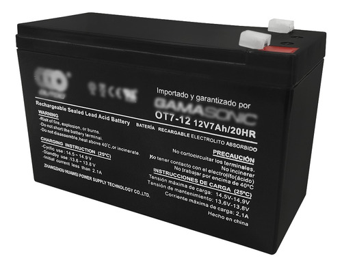 Bateria De Gel 12v 7ah Con Certificacion Ul