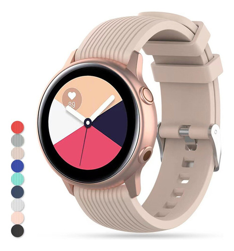 Correa De Silicona Para Samsung Galaxy Watch 4 Pulsera Depo