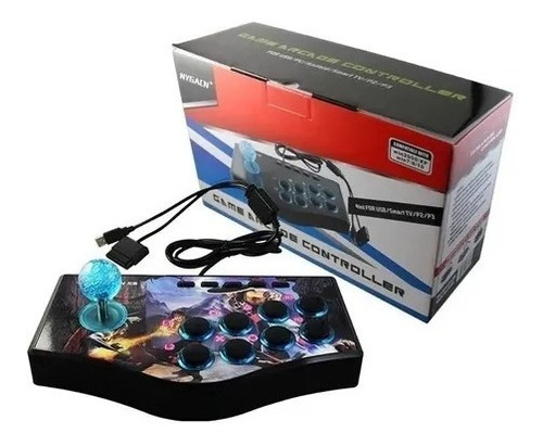 Joystick Mando Arcade Gamepad Por Usb Pc/ Ps2/ Ps3/ Smart Tv