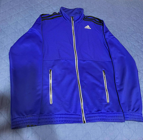 Campera adidas Original Deportiva Azul Violeta