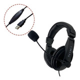 5un Headset Fone Para Telemarketing Callcenter Com Mute Usb