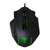 Mouse Gamer De Juego T-dagger  Major Negro