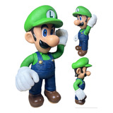 Muñeco Luigi Con Sonidos Y Luz 35 Cm Alto Articulado