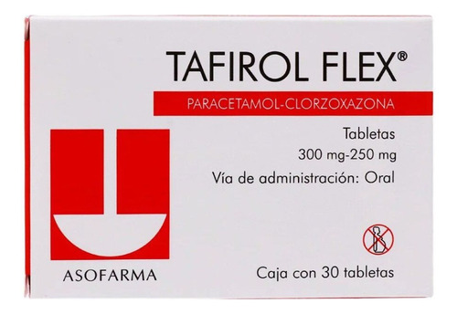 Tafirol Flex, 300/250mg X 30 Tabletas