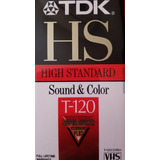 Cassette Vhs Tdk T-120 High Standart X Und