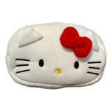 Estuche Lapicera Escolar Hello Kitty De Felpa Kawaii