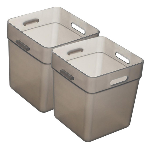 2x Caja Organizadora Para Refrigerador, Caja De Puerta Gris