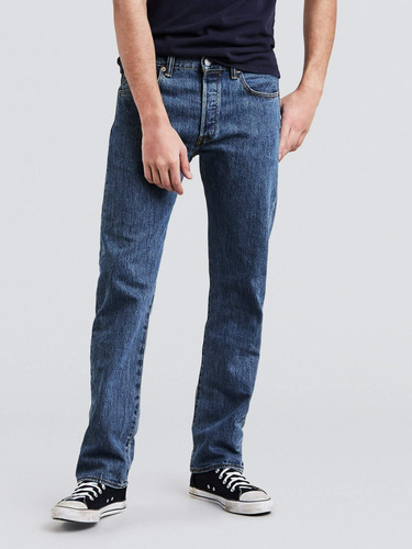 Jeans Levi´s 501 Azul C/botones Importado