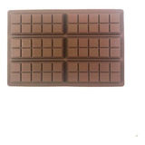 Molde Silicona Tabletas Chocolate Cotillon Sergio Once