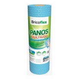 50 Panos Multiuso Perfex 28x50 Bricoflex 25m Limpeza Azul