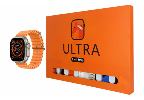 Reloj Smart Watch Ultra Set 7 En 1 Con 7 Correas