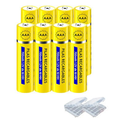 Pilas Recargable 1.2v Aaa 8 Batería 700mah Recargable | Meses sin interés