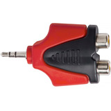 Adaptador Profesional 3.5mm A 2 Sockets Rca Proel At128pro