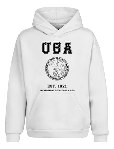 Buzo Canguro Universidad Nacional Buenos Aires Uba Unisex G