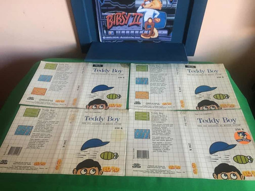 Master System Teddy Boy Encarte Original