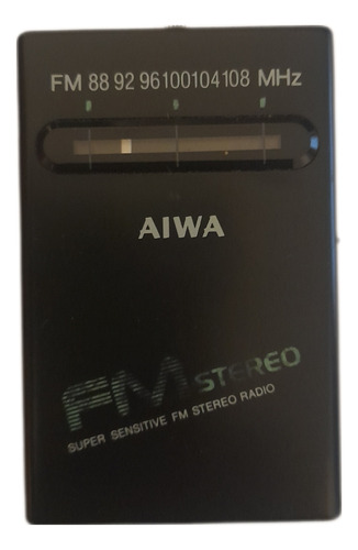 Mini Radio Fm Stereo Aiwa Portátil Excelente