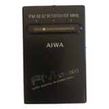 Mini Radio Fm Stereo Aiwa Portátil Excelente