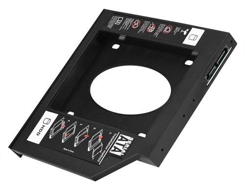 Disco Duro Caddy 2.5 Hdd Ssd Enclosure Bay Optical Dvd