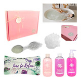  Kit Caja Regalo Box Empresarial Zen Spa Rosas Set Relax N15