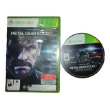 Metal Gear Solid V Ground Zeroes Xbox 360 