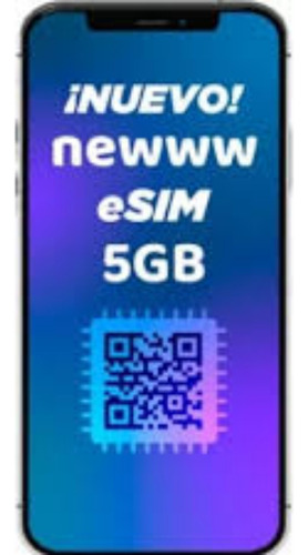 Esim Newww Telcel Chip Virtual 5gb Internet Hospot 