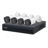 Kit  Dvr 4 Canales Dahua Cooper 2 Megapixeles/ 4 Camaras B2a