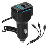 Car Charger Fm, Reproductor De Coche, Carga Un Vehículo Mp3