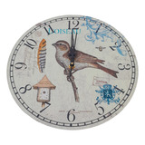Reloj Pared Artesanal 29cm 