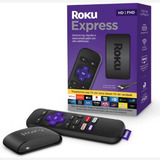 Smart Tv Box Roku Express Full Hd Streaming Player Controle