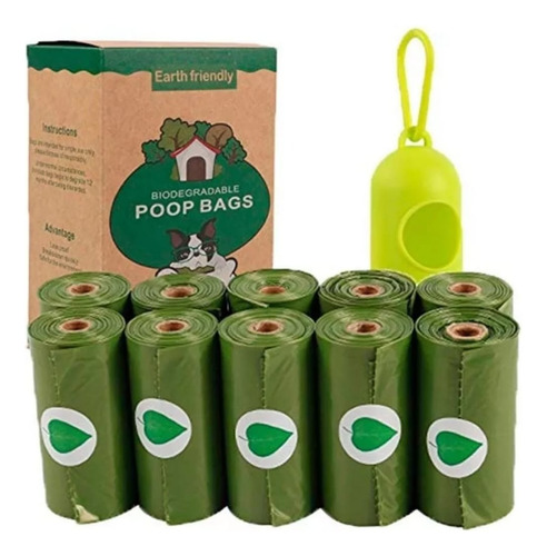 Bolsas Biodegradables 24 Rollos Para Desechos De Mascotas