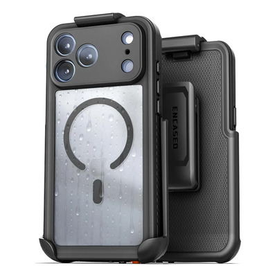 Funda Impermeable Para iPhone 17 Pro Carcasa Waterproof Magsafe Con Clip De Cinturón