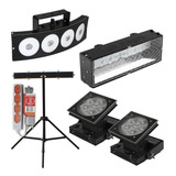 Kit Iluminação Para Festa Dj Iniciante + Tripé - Deltrônica