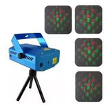 Proyector Laser Rítmico Motivo Luces Led Fiesta Navidad 