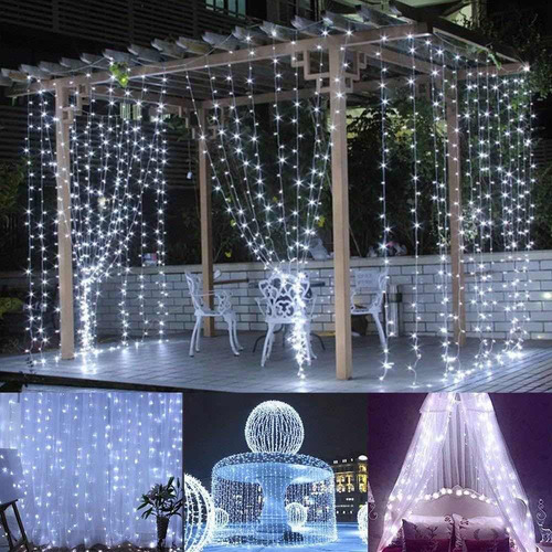 Cortina De Luz Led 3x3 Mts 16tiras 220v Evento Bodas